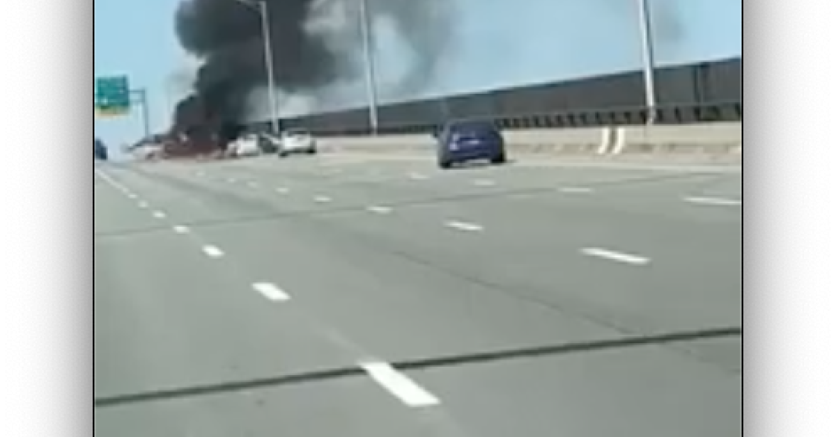 Bystanders rush to help at the scene of tanker fire in Connecticut Just The News